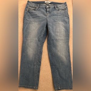 Torrid Light Blue Color Straight Jeans